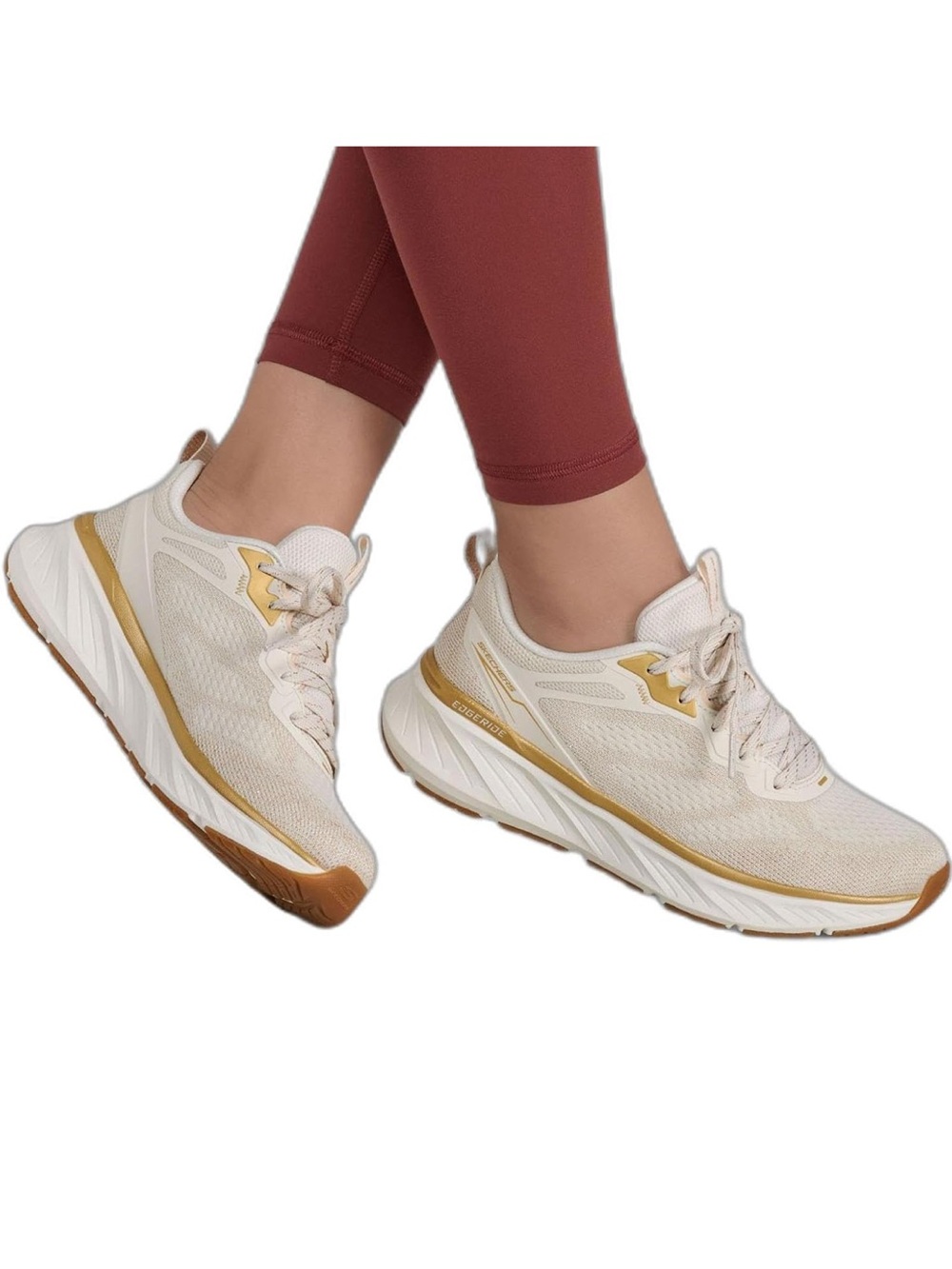 Sketchers edgeride natural tennis shoes size 8 like new - Picture 2 of 10